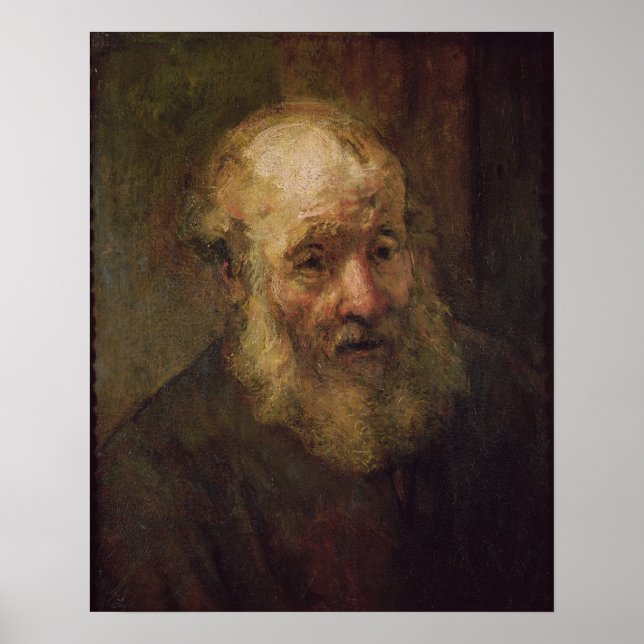 Head of an Old Man, c.1650 Poster (Front)