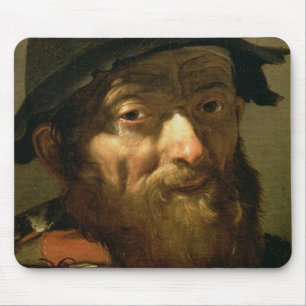 Head of an Old Man, detail of Portrait of an Old M Mouse Pad
