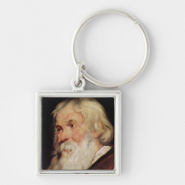 Head of an Old Man Key Ring (Front)
