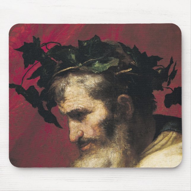 Head of an Old Man Mouse Pad (Front)
