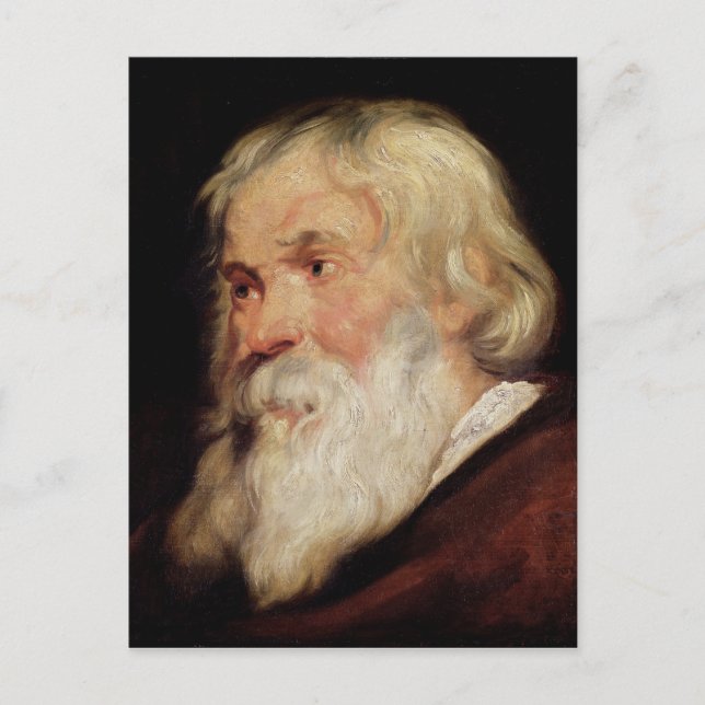 Head of an Old Man Postcard (Front)