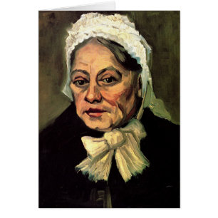 Head of an Old Woman White Cap by Vincent van Gogh