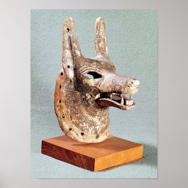 Head of Anubis, with a hinged jaw Poster (Front)