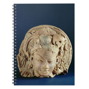 Head of Ardhanarisvara, Newal, Unnao (terracotta) Notebook