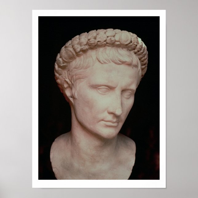 Head of Caesar Augustus Poster (Front)