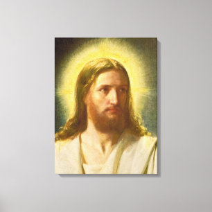 Head of Christ by Carl Heinrich Bloch Canvas Print