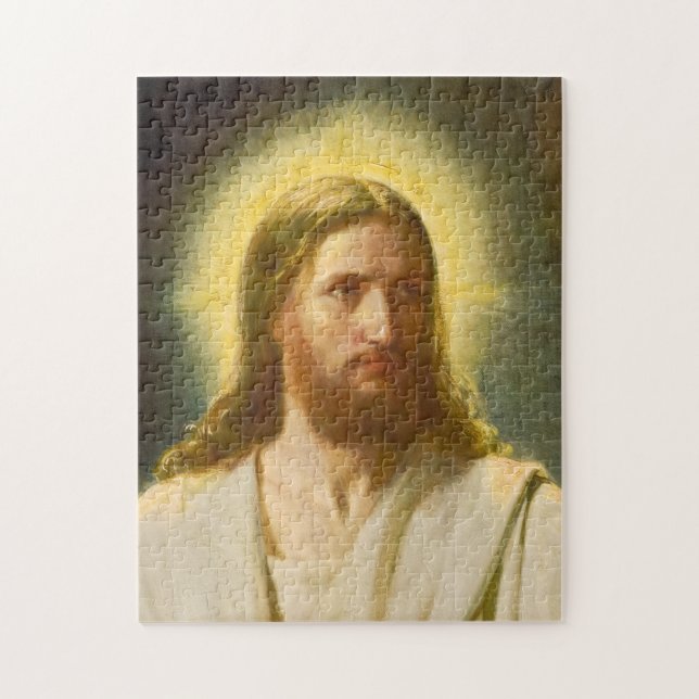 Head of Christ by Carl Heinrich Bloch Jigsaw Puzzle (Vertical)