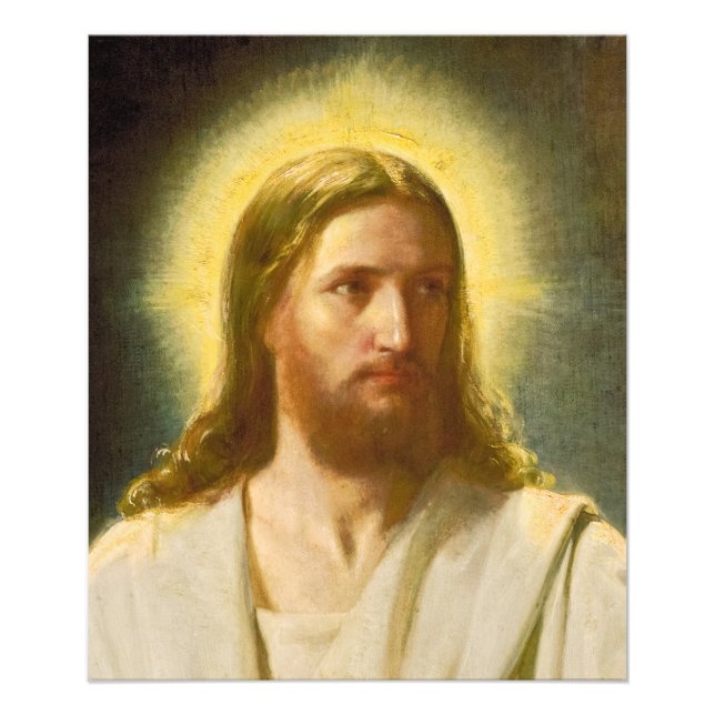 Head of Christ by Carl Heinrich Bloch Photo Print (Front)