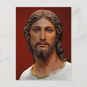Head of Christ by Mark Edward Westerfield after MB Postcard