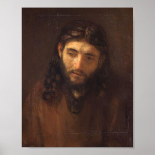 Head Of Christ By Rembrandt 1648 Poster
