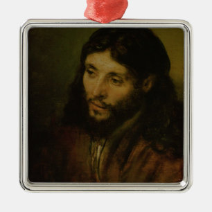 Head of Christ, c.1648 (oil on canvas) Metal Ornament