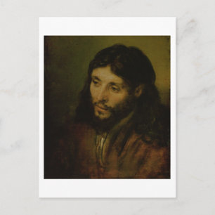 Head of Christ, c.1648 (oil on canvas) Postcard