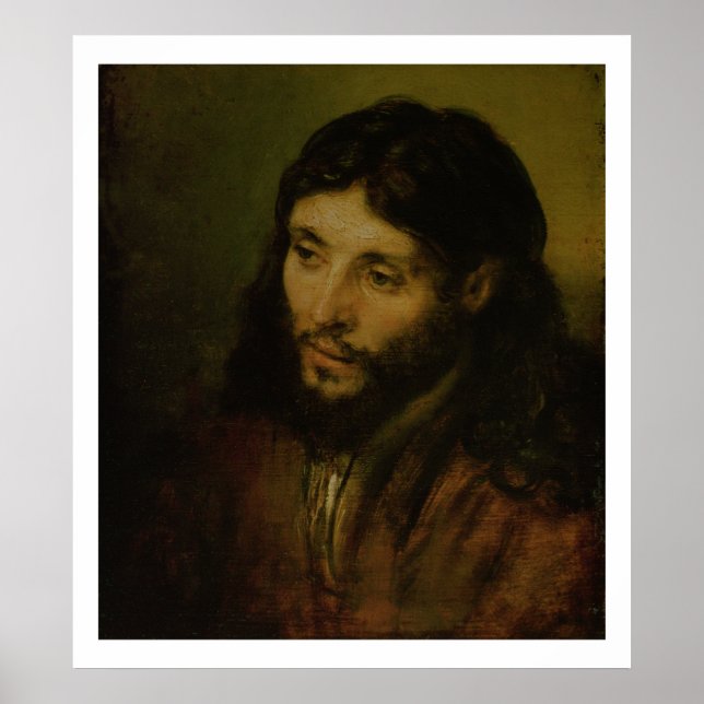 Head of Christ, c.1648 (oil on canvas) Poster (Front)