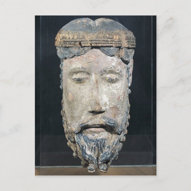 Head of Christ, from Lavaudieu Postcard (Front)