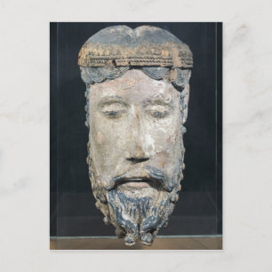 Head of Christ, from Lavaudieu Postcard