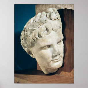Head of Emperor Augustus  27-17 BC Poster