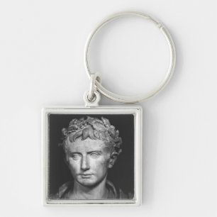 Head of Emperor Augustus Key Ring