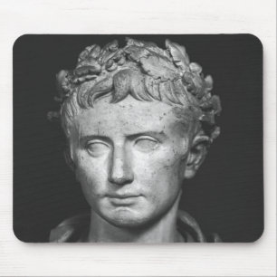 Head of Emperor Augustus Mouse Pad