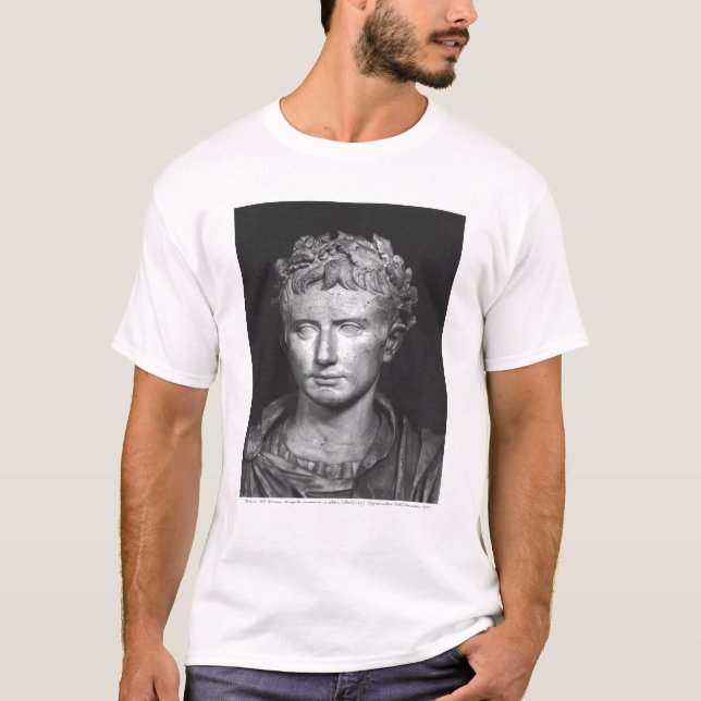 Head of Emperor Augustus T-Shirt (Front)