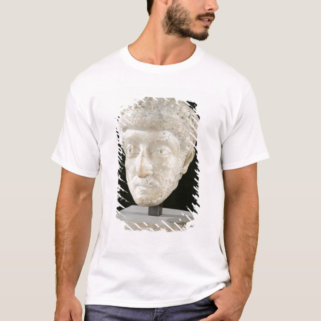Head of Emperor Theodosius II T-Shirt (Front)
