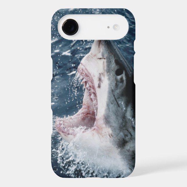 Head of Great White Shark Case-Mate iPhone Case (Back)