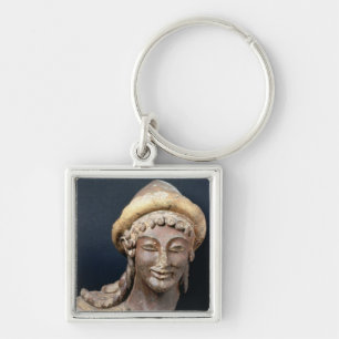 Head of Hermes wearing a pilos Key Ring
