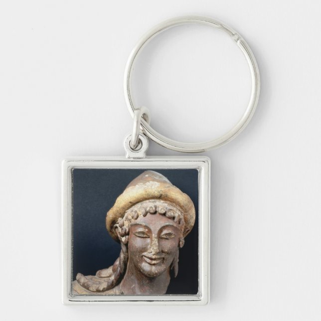 Head of Hermes wearing a pilos Key Ring (Front)