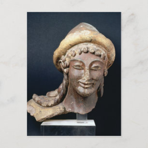 Head of Hermes wearing a pilos Postcard