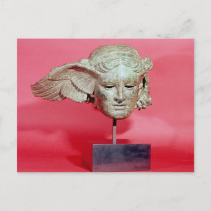 Head of Hypnos, copy of a Hellenistic original Postcard