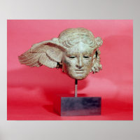 Head of Hypnos, copy of a Hellenistic original