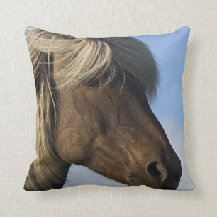 Head of Icelandic horse, Iceland Cushion