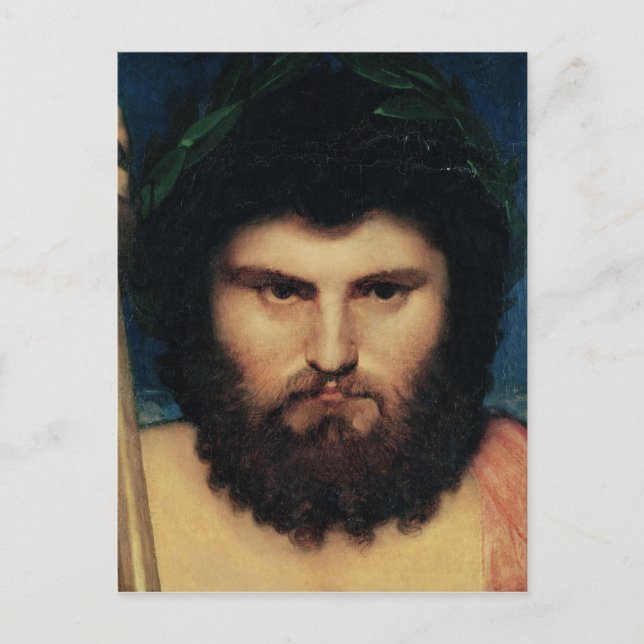 Head of Jupiter, study for Jupiter and Thetis Postcard (Front)