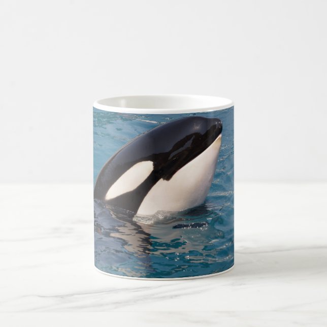 Head of killer whale coffee mug (Center)