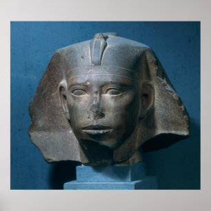 Head of King Djedefre, from Abu Roash, Old Poster