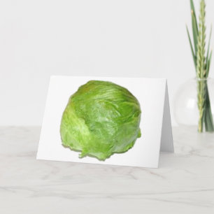 Head of Lettuce Card