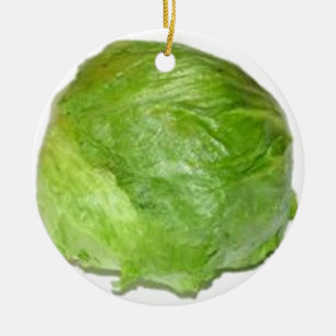 Head of Lettuce Ceramic Tree Decoration