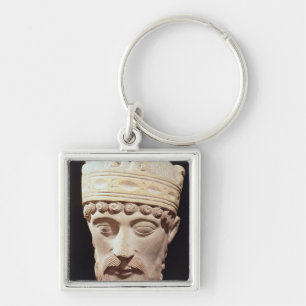 Head of Lothair I Key Ring