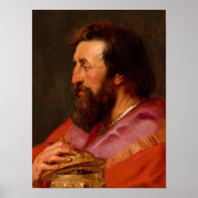 Head of One of the Three Kings, Melchior Poster (Front)