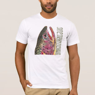 Head of Rainbow Trout Fish T-Shirt