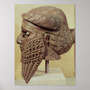 Head of Sargon I  2400-2200 BC Poster