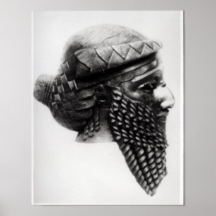 Head of Sargon I  2400-2200 BC Poster