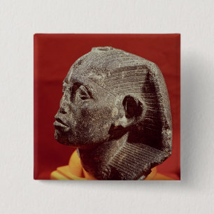 Head of Sesostris III, from Medamud near 15 Cm Square Badge