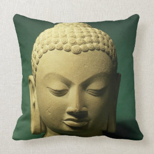 Head of the Buddha, Sarnath (sandstone) Cushion