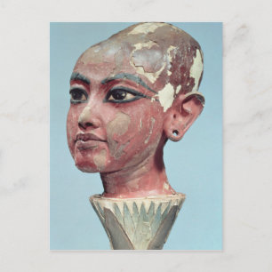 Head of the child king Tutankhamun emerging Postcard