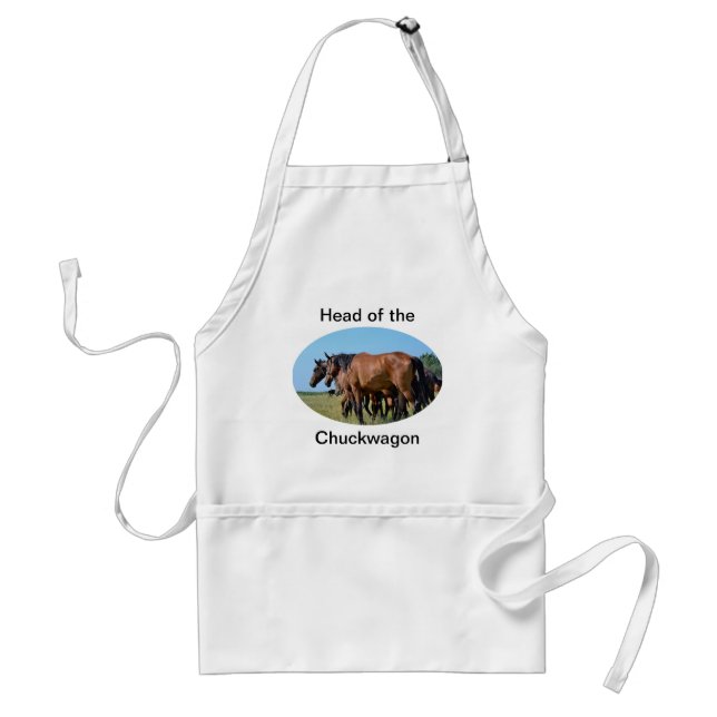 Head of the Chuckwagon Horse Apron (Front)