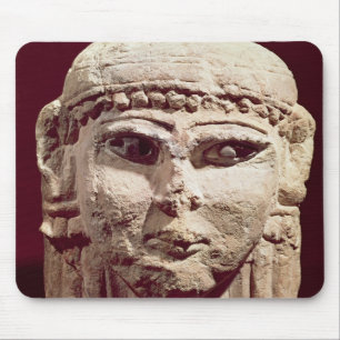 Head of the goddess Ishtar, from Amman, Jordan Mouse Pad