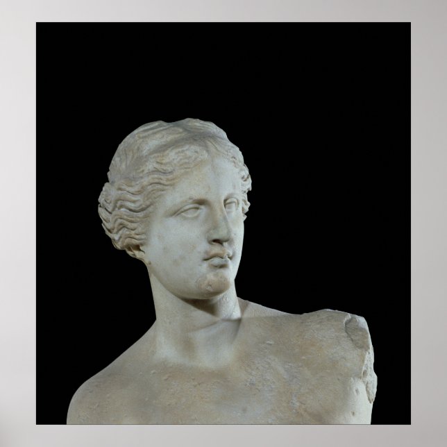Head of the Venus de Milo, c.100 BC Poster (Front)