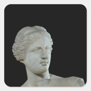 Head of the Venus de Milo, c.100 BC Square Sticker
