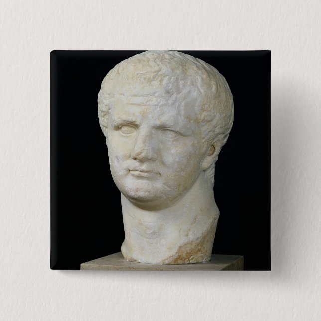 Head of Titus 15 Cm Square Badge (Front)