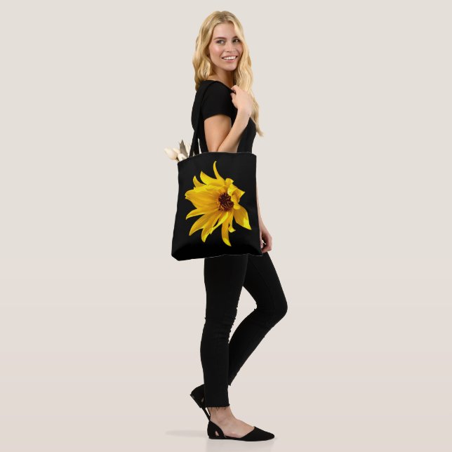 Head of yellow daisy Helenium All Over Print Bag (On Model)